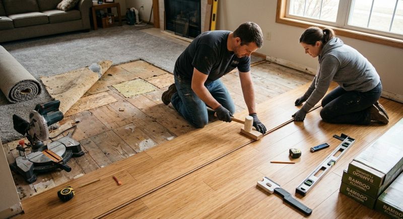 Bamboo Flooring Installation in Castle Rock, CO