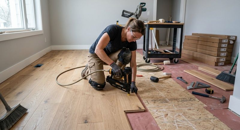 Hardwood Floor Installation in Larkspur, CO