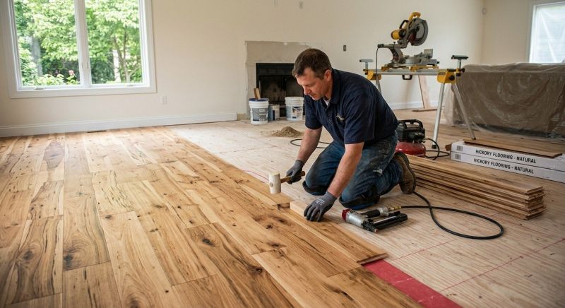 Hickory Floor Installation in Castle Rock, CO