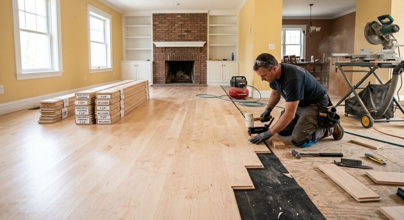 Maple Flooring Installation in Englewood, CO