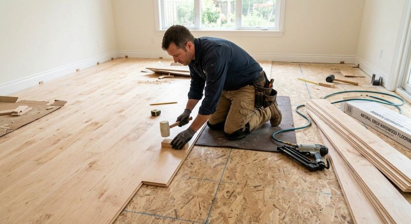 Maple Flooring Installation in Castle Rock, CO