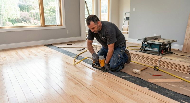Maple Flooring Installation in Monument, CO