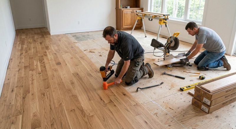 Oak Floor Installation in Adams County, CO