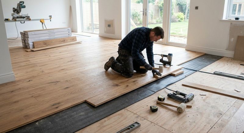 Oak Floor Installation in Douglas County, CO