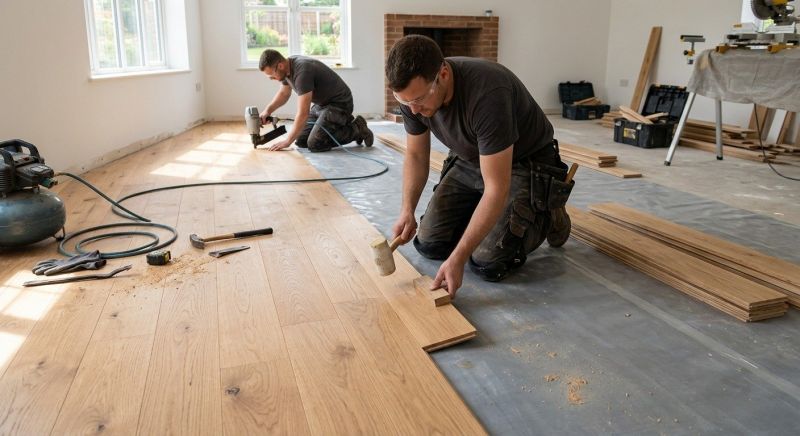 Oak Floor Installation in Elbert County, CO