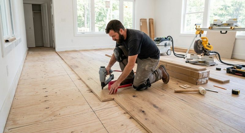 Oak Floor Installation in Littleton, CO
