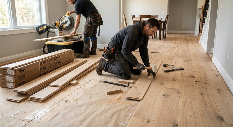 Oak Floor Replacement in Castle Rock, CO