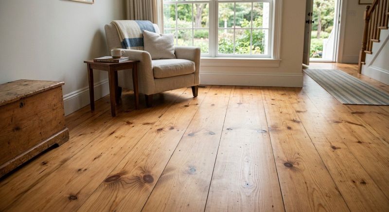 Pine Floor Installation in Castle Rock, CO