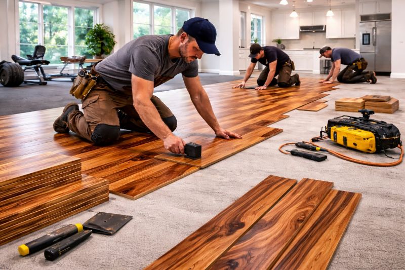 Teak Flooring Installation in Castle Rock, CO