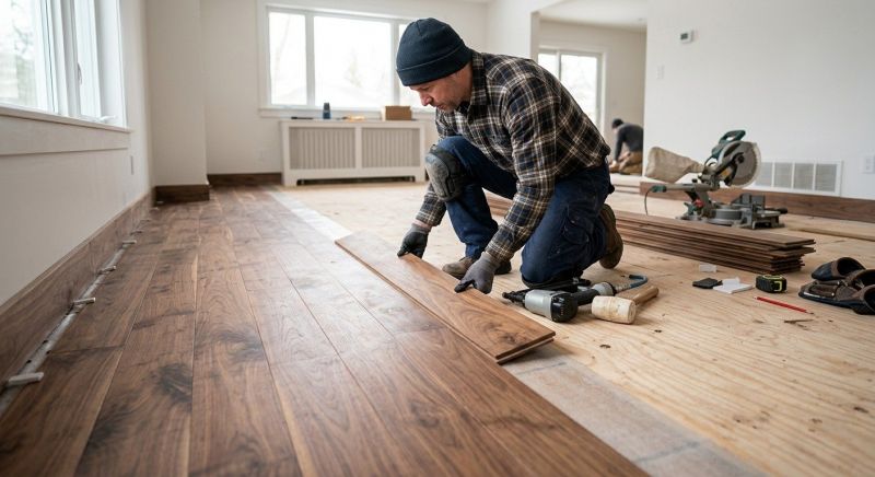 Walnut Flooring Installation in Castle Rock, CO