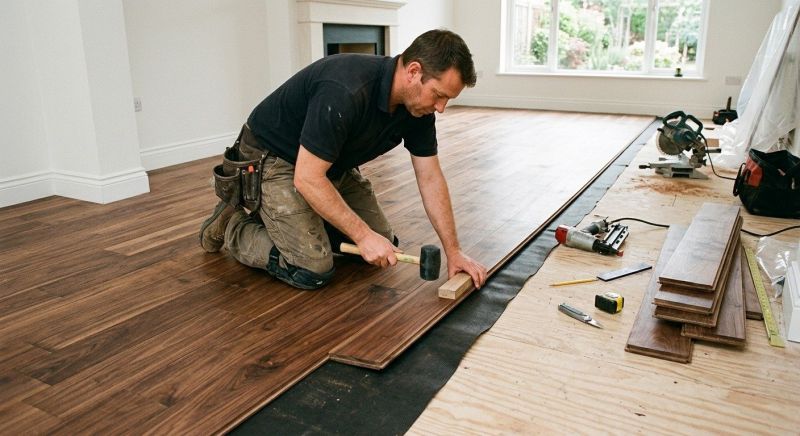 Walnut Flooring Installation in Castle Rock, CO