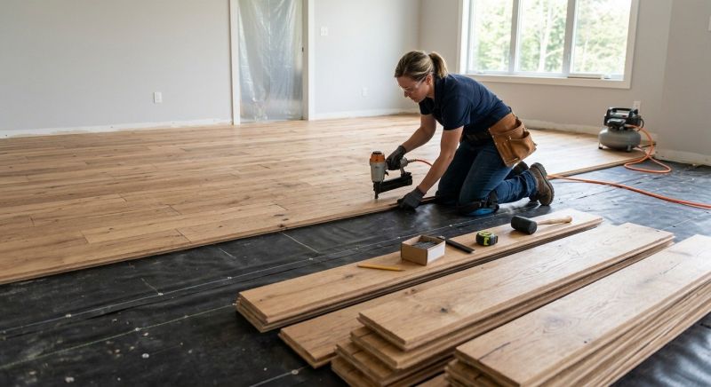 Walnut Flooring Installation in Castle Rock, CO