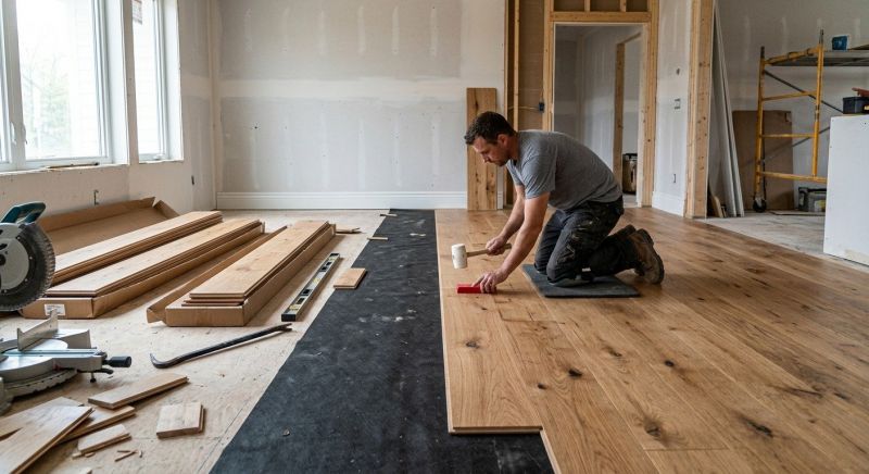 Wide Plank Floor Installation in Castle Rock, CO